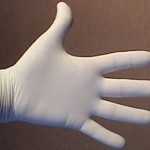 LATEX GLOVES L 100/BOX PF