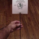 PESTICIDE WARNING SIGN PVC