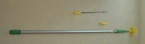 WEBSTER 30 FOOT EXTENDING POLE WITH WEB REMOVING HEAD & SPINNER