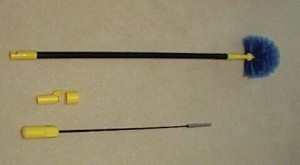 WEBSTER 5 TO 10 FOOT EXTENDING POLE WITH HEAD & SPINNER
